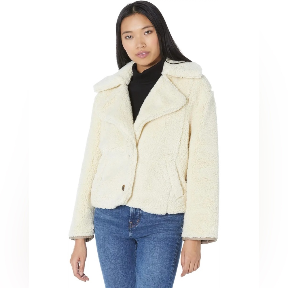 Free People Joplin Faux Fur Warm Teddy Coat